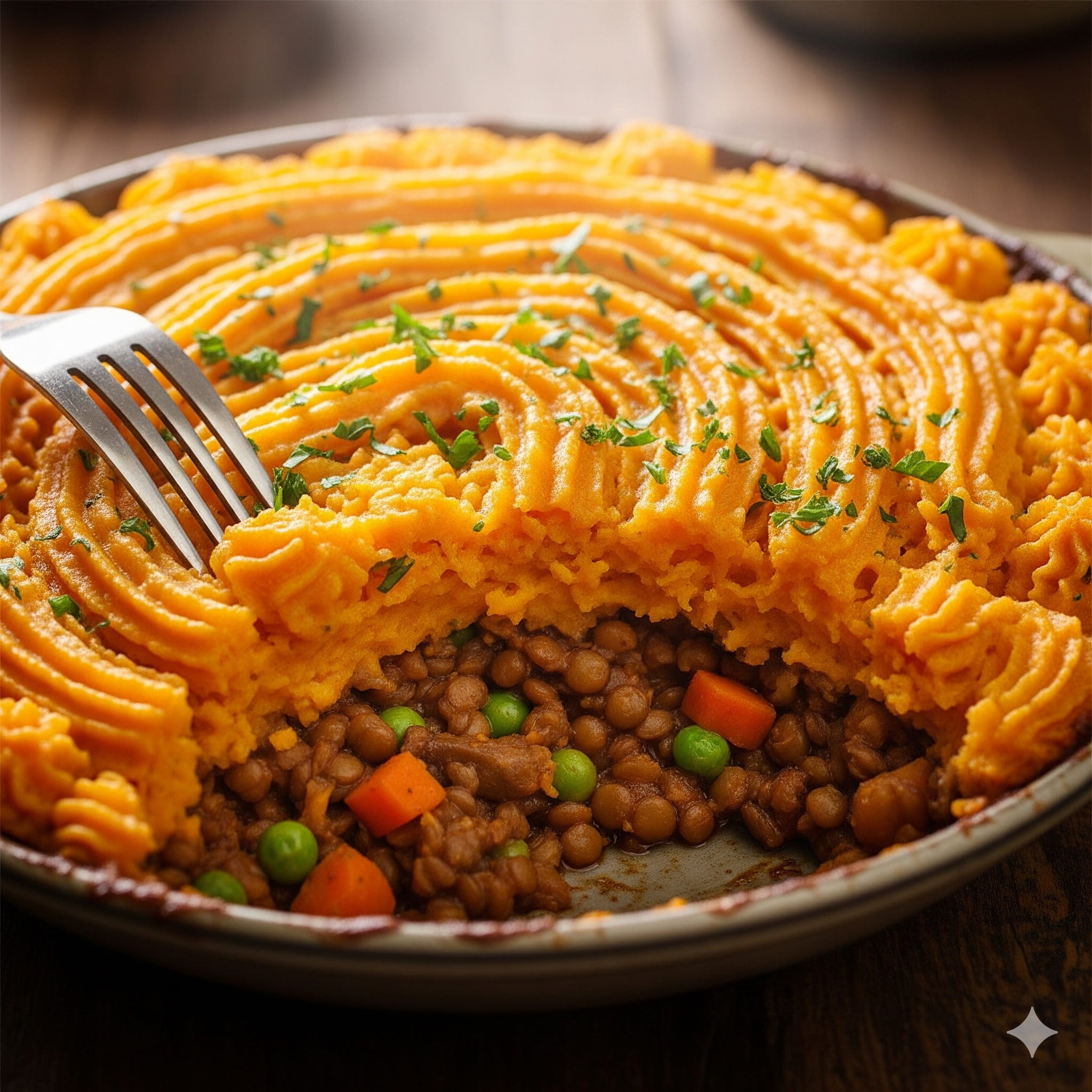 Spiced Lentil Shepherd's Pie